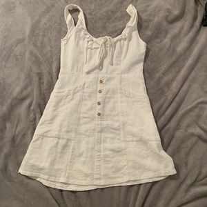 White picnic dress